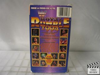 WWF Royal Rumble 1994 VHS Feat Undertaker vs Yokozuna 086635012939 