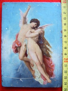 Old Oil Painting on Wood William Adolphe Bouguereaus Style