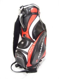 Adams Golf 10 5 Staff Bag Black Red White