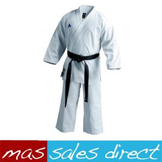 New Adidas Mens Martial Arts Karate Taekwondo K460 White Uniform Suit 
