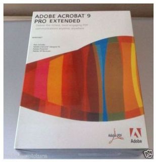 Adobe Acrobat 9 Pro Extended – New Full
