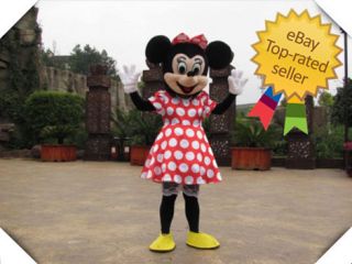100 Brand New Mickey Minnie Mouse Mascot Costume Adult★ Fast 