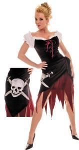 Adult Pirate Wench Womens Halloween Costume Dress Up Caribbean