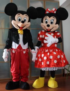 Mickey and Minnie Mouse Adulto Mascotte Costume
