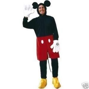 New  Mickey Mouse Adult Mens Costume M L Halloween