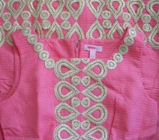 Lilly Pulitzer Adelson Shift Jacquard Dress Pink 2 4 6
