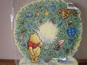   Winnie The Pooh Advent Calendar Old Unused Piglet Tigger Wreath