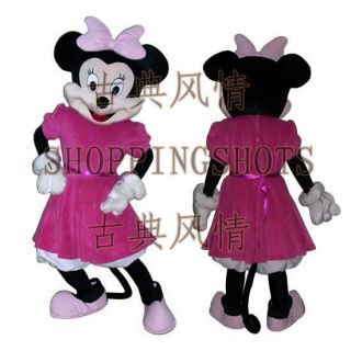 Mickey Mouse Mascot Costume Fancy Dress R00263 Rose Adult One Size 
