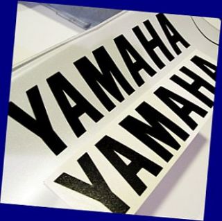 Yamaha Black 13in 33cm Decals Decal Stickers R6 R1 FZR