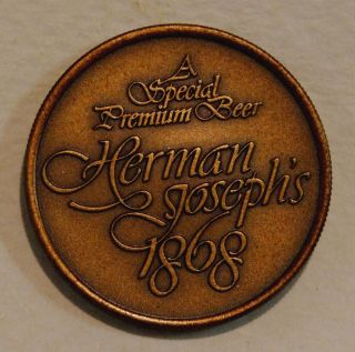 Adolph Coors Company Herman Josephs 1868 Bronze Medal Very RARE Medal 