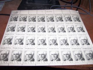 Unused Stamp Sheet 32 Ct 13 Cents Adolph s Ochs