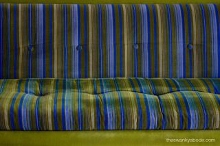 Mid Century Modern adrian Pearsall Lime Sofa for Craft Associates 