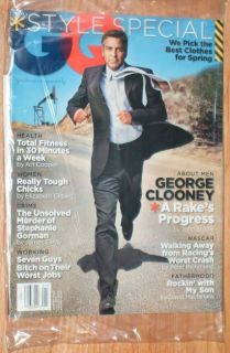 George Clooney Adrien Brody Jake Gyllenhaal GQ January 2003 Mint in 