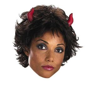   Bull Red Black Halloween Costume Kids Adults New Soft Twisted