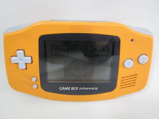 Nintendo Game Boy Advance Console System AGB 001 Gameboy Orange 18279 