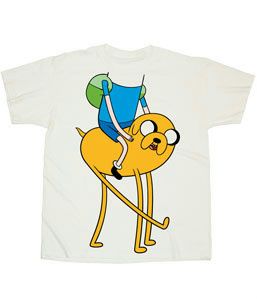 Adventure Time with Finn Jake Friends Costume Licensed Adult T Shirt s 
