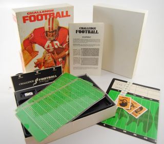   Football Bookshelf Game 1972 Complete Simulation Strategy NFL AFL
