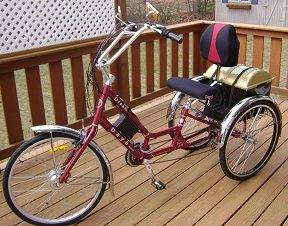 26 Adult Bicycle Bike Tricycle 3 Wheeler Trike Conversion 6 Speed 