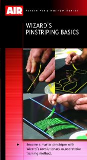   Pinstriping Basics Painting DVD by Airbrush Action, One Shot Paints
