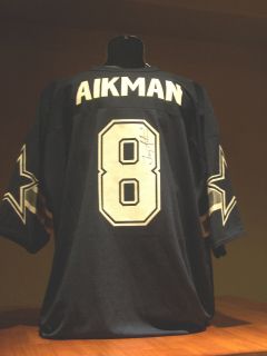 New Dallas Cowboys Troy Aikman Hand Signed Autographed Jersey Size 