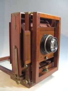 Vintage Kodak Wood Wooden 8 x 10 No 2 View Camera w Red Bellows Brass 