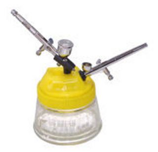 Airbrush 3 in 1 Cleaning Pot for Air Brushes Compressor