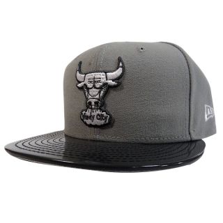   Bulls Custom Cool Grey Snapback Hat Matches Air Jordan 12 XII