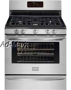 Frigidaire 30 Pro Stainless Steel Gas Range with Meat Rrobe 