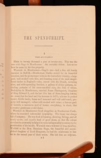 1857 Ainsworth The Spendthrift Illustrated By Hablot K. Knight First 