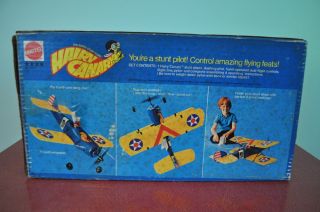 Vintage Hairy Canary Mattel Airplane Toy 1970s in Box
