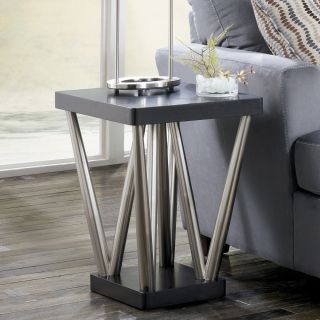 Ashley – Ajay Dark Brown Square End Table Furniture – Free 