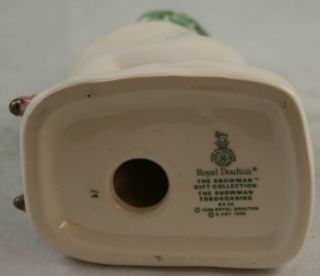 Royal Doulton The Snowman Tobogganing DS 20 Figurine R123