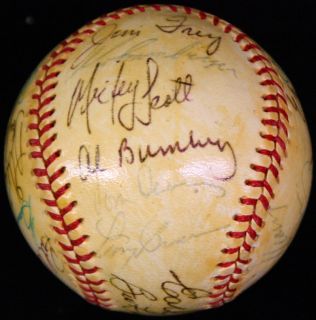 1973 Baltimore Orioles Signed Team OAL Baseball Autographed