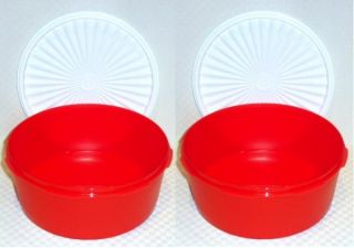   Cookie Snack 8 Cup Canister Servalier Air Tight EZ Seal New Red