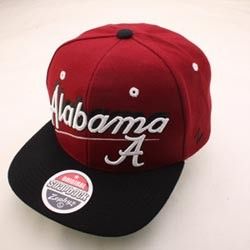 Alabama Crimson Tide Roll Tide NCAA Snapback Hat Cap Shadow Script 