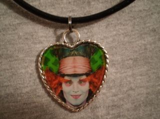 Mad Hatter Tim Burton Johnny Depp Fantasy Necklace