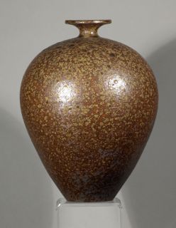 Russell Akerman Studio Pottery Ash Glaze Vase