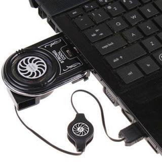 Mini Vacuum USB Air Extracting Cooling Fan Cooler for Notebook Laptop 