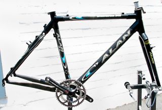 Alan Carbon x40 Cyclocross Frame Set w FSA Crank 54cm