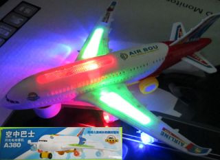 Elec Airplane Plane Flash Sound Aircraft Kids Toy 161