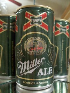 Miller Ale Old Beer Can Alum 94 9 B Contents Bottom