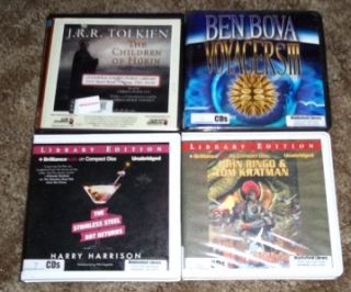 Lot of 13 Sci Fi Fantasy Unabr CD Audio Books Tolkien Orson Scott Card 