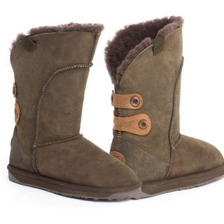 New Womens Emu Alba Australian Sheepskin Boots Chocolate W10088 $160 