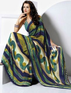    Indian Bollywood Designer Wear Saree Priyanka Chopa Aishwarya rai