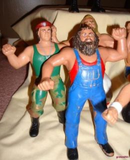   Titan Sports WWF Pro Wrestling Action Figures Hulk Hogan Albano
