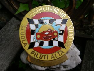 Scuderia Centro Sud Italian Motorsport Badge Piloti Alta