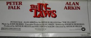   1979 The in Laws One Sheet Movie Poster Peter Falk Alan Arkin