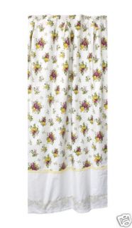 ROYAL ALBERT **OLD COUNTRY ROSE* SHOWER CURTAIN