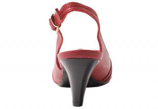 Alex Marie Red Aurora Slingback Pumps Womens Shoes 7 5