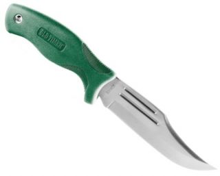 Schrade Old Timer Trail Boss Green Safe T Grip Fixed Blade Knife 